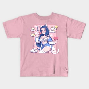 Cat girl Kids T-Shirt